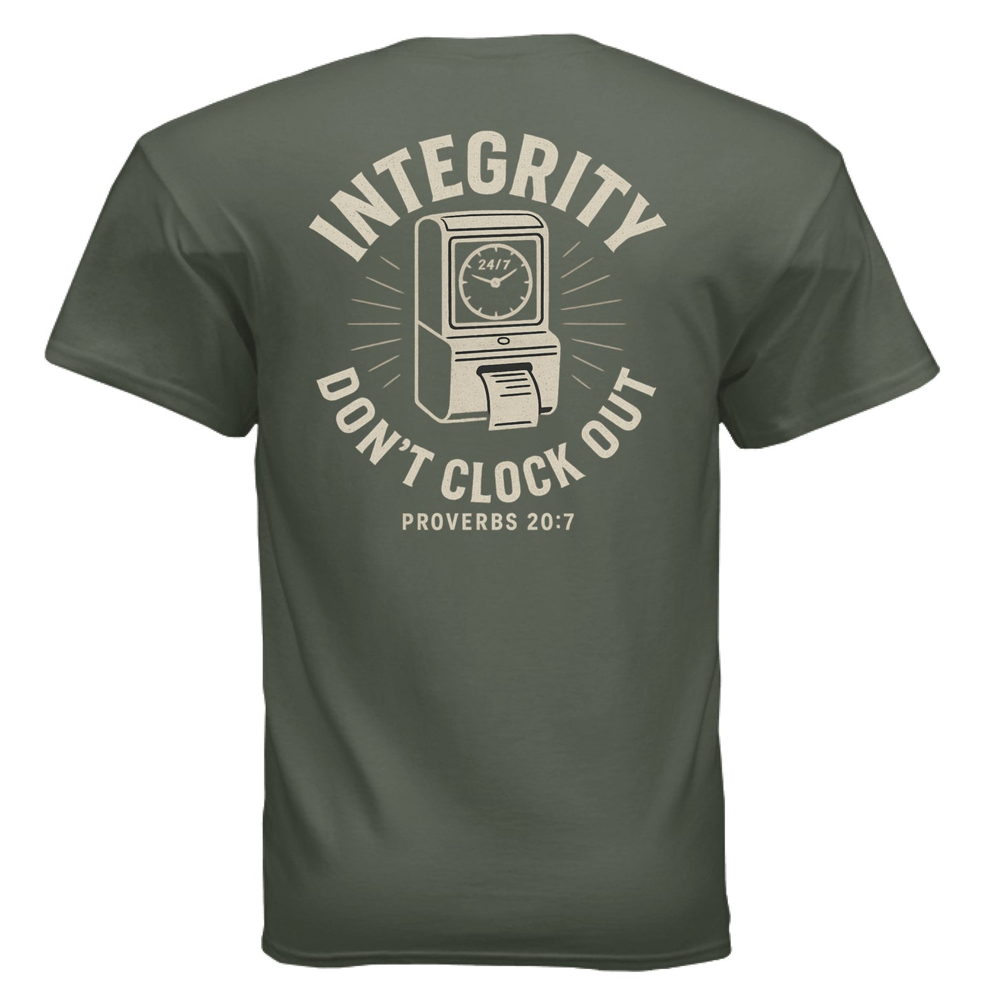 MILITARY GREEN - BACK