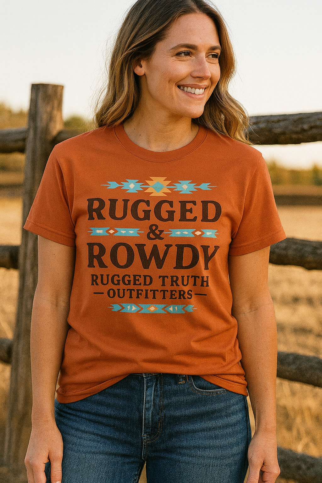 Rugged & Rowdy Women’s Christian T-Shirt – Bold Proverbs 31 Faith Apparel for Unapologetic Women
