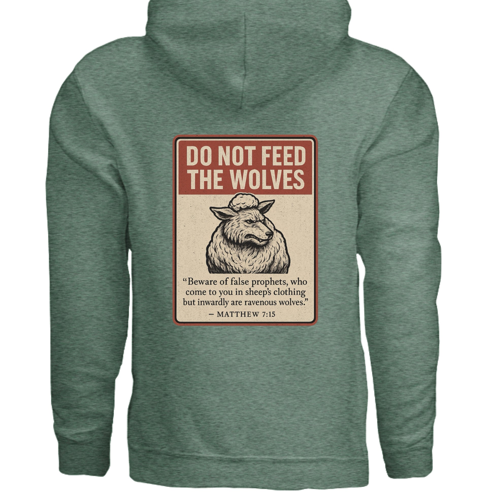 Heather Sport Dark Green - BACK