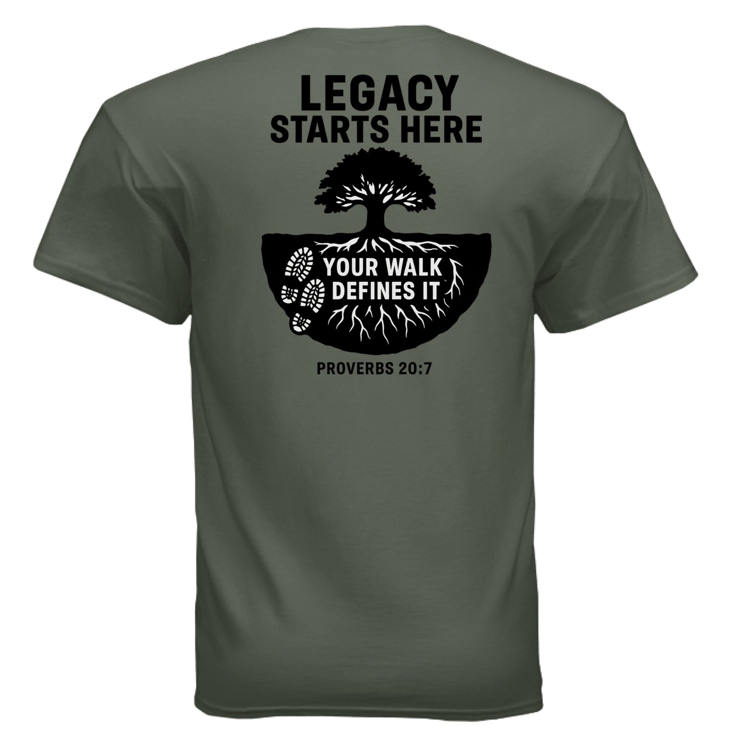 MILITARY GREEN - BACK