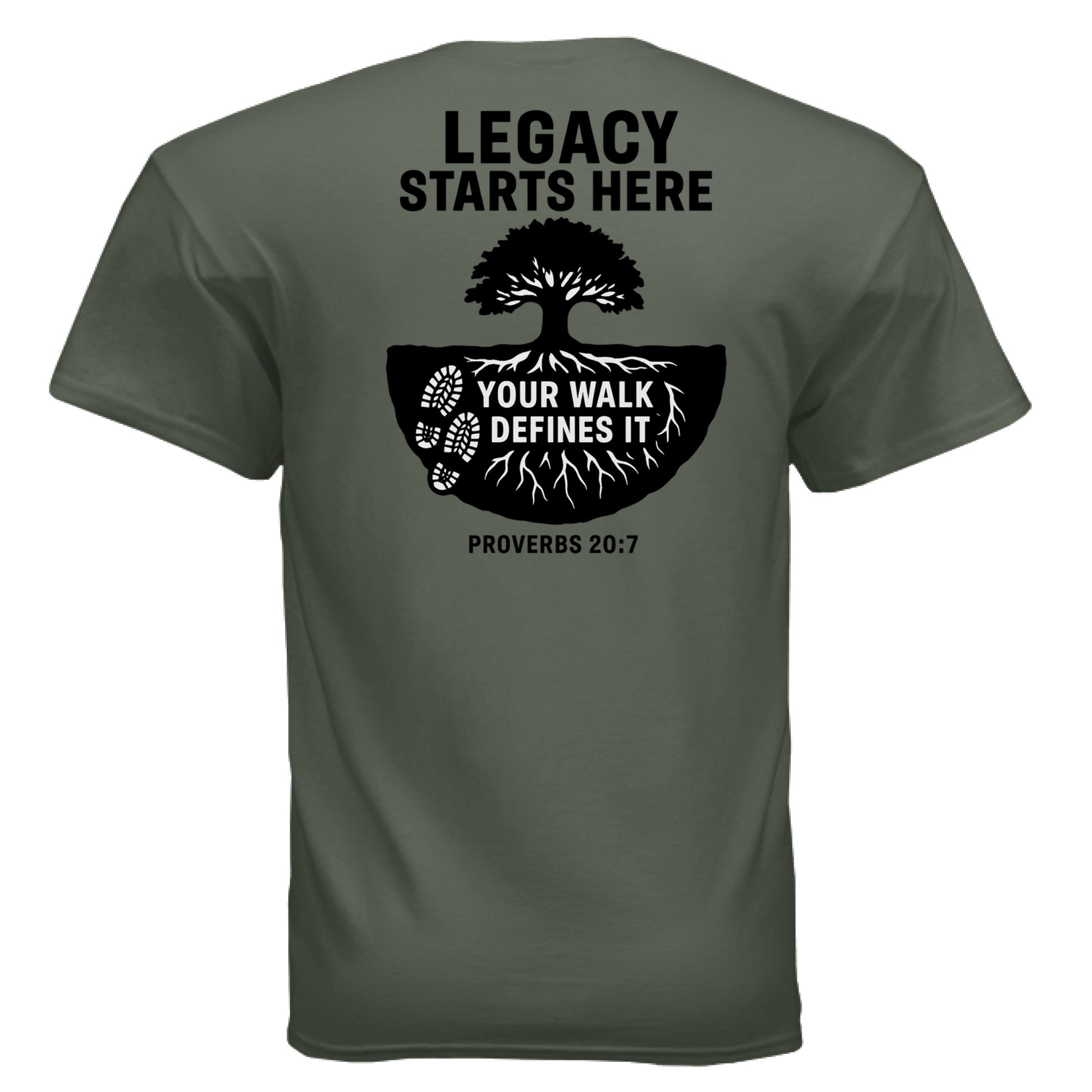 MILITARY GREEN - BACK